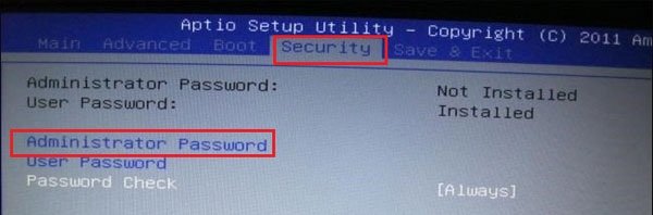 Dell BF97 Master Password reset